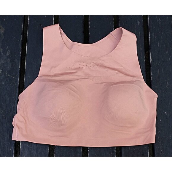 New - Chantelle Low Impact Sports Bra in color Foundation Pink, Medium - Picture 3 of 8